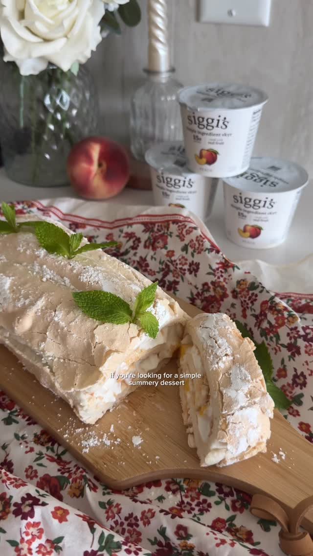 Instagram post by @jessmollybell for siggi's dairy. Caption reads: if you’re looking for the perfect light and fruity....