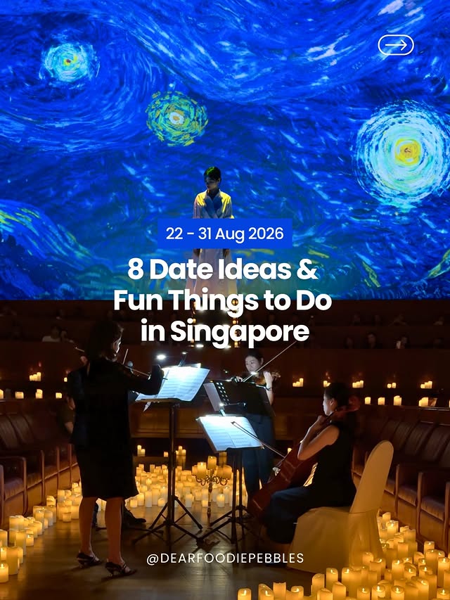 Instagram post by @singaporedirectory for Singapore Travel Specialist by Dirgantara Fasa. Caption reads: 8 NEW immersive experiences & things to do in SG!....
