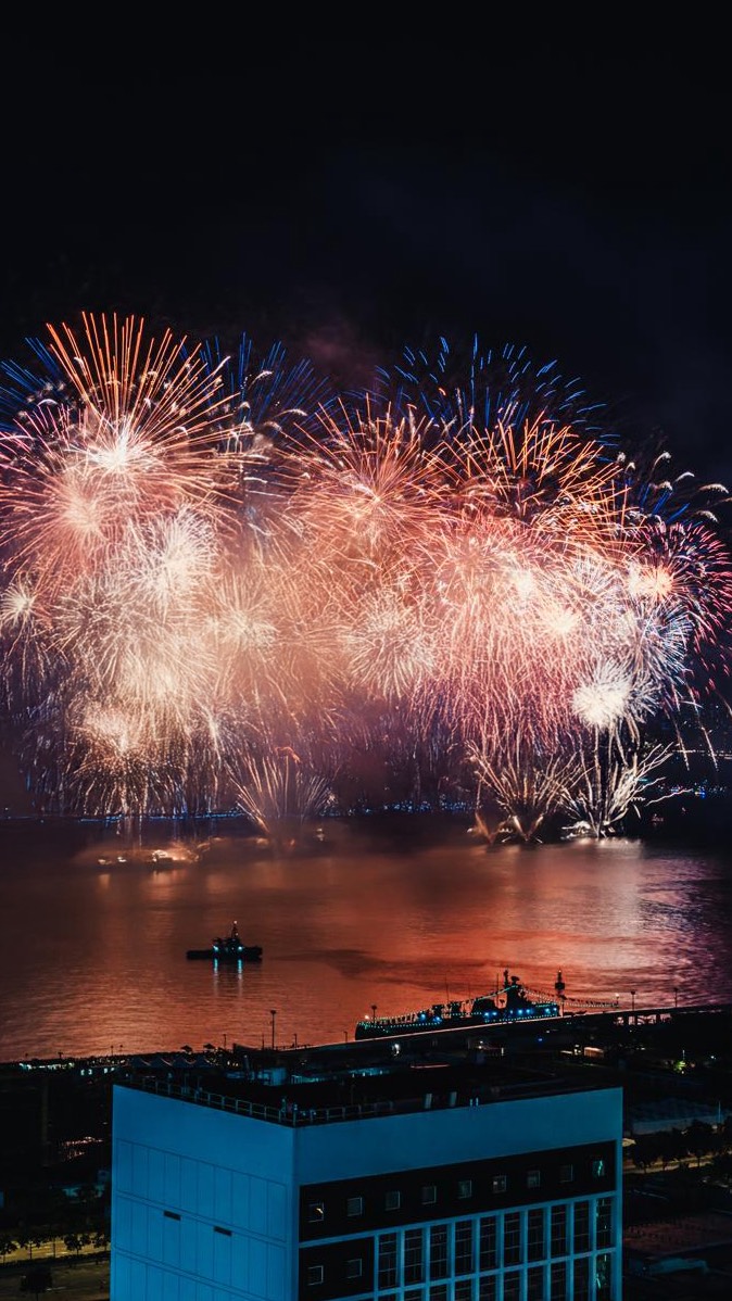 Instagram post by @danielboulud for Mandarin Oriental. Caption reads: Welcoming October in spectacular style—National....