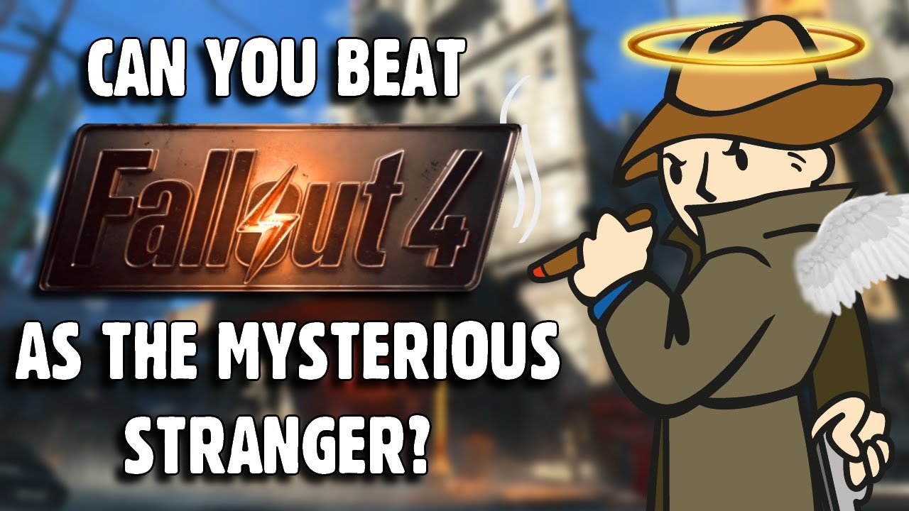 YouTube post by @CausalLoop25 for G FUEL. Caption reads: Can You Beat Fallout 4 As The Mysterious Stranger?.