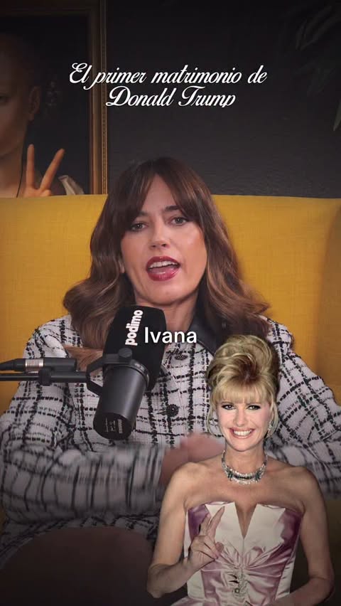 Instagram post by @nuriasecret for Podimo ES. Caption reads: Publi* Pues en un podcast sobre realeza y famosos....