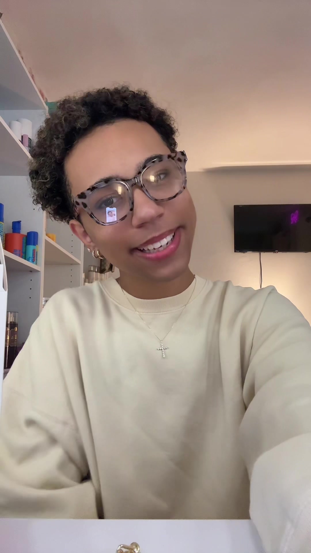 TikTok post by @braxy.jjj for Melinda Maria. Caption reads: [...] @Girlyish Skincare @The Dairy @Melinda Maria....