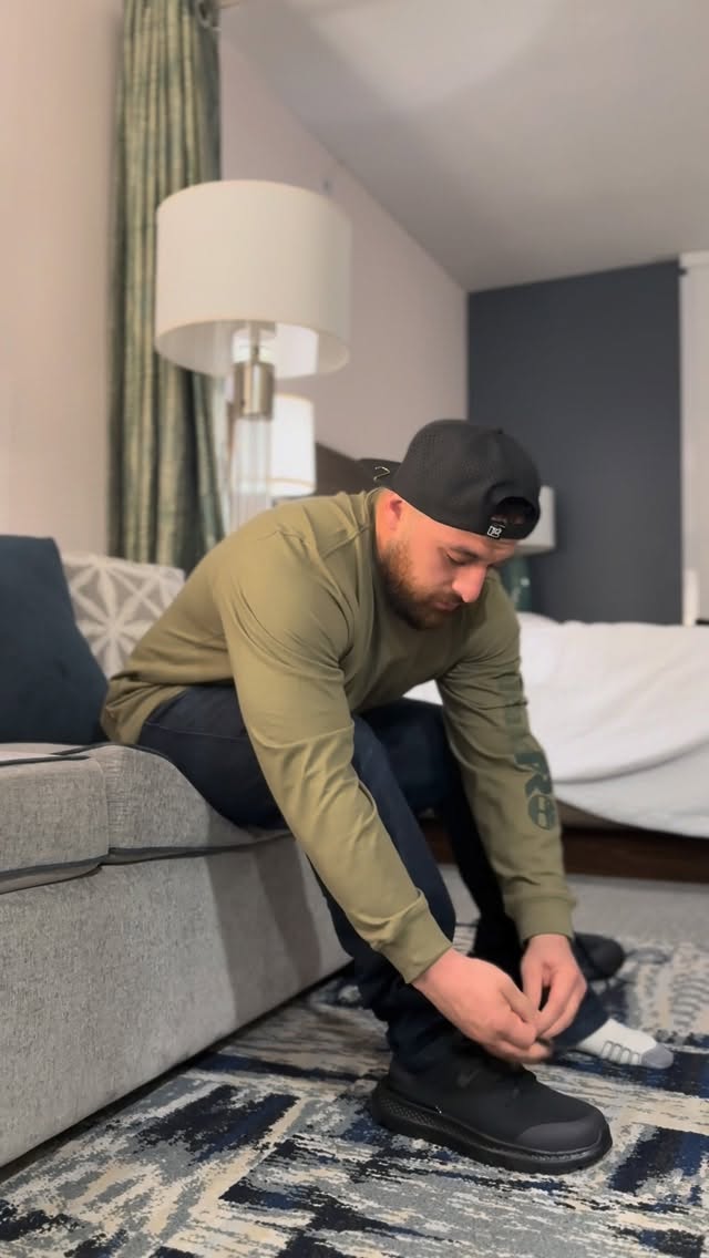 Instagram post by @datboimiggz for Timberland PRO. Caption reads: All-season comfort with my @timberlandpro....