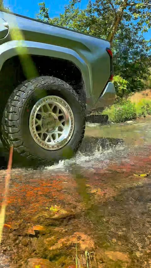 Instagram post by @bryanbro_ for Pirelli. Caption reads: [...] 🌲⛰️ #Ad #MakeYourMark #OffRoading....
