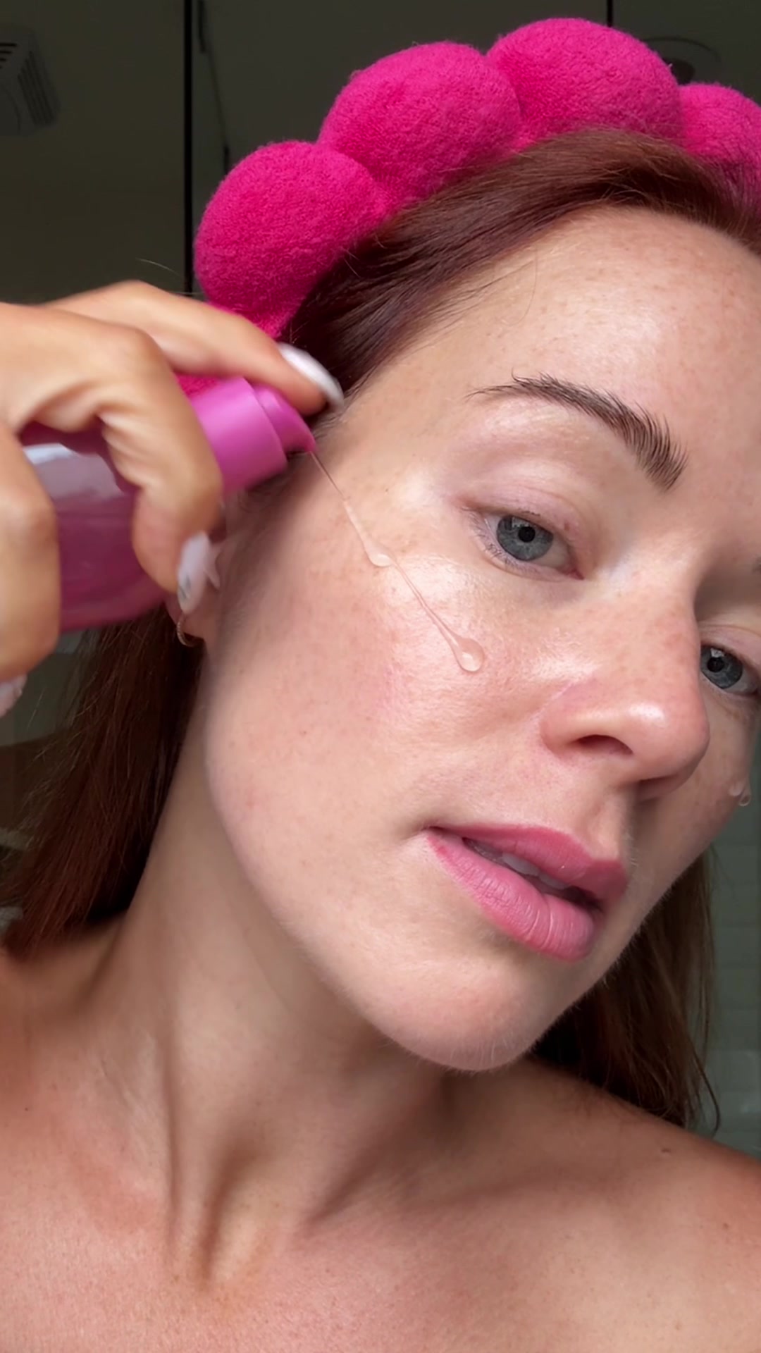 TikTok post by @whitneyleavitt for Glow Recipe. Caption reads: [...] I'm using this morning and night 🤌🏼 @Glow....