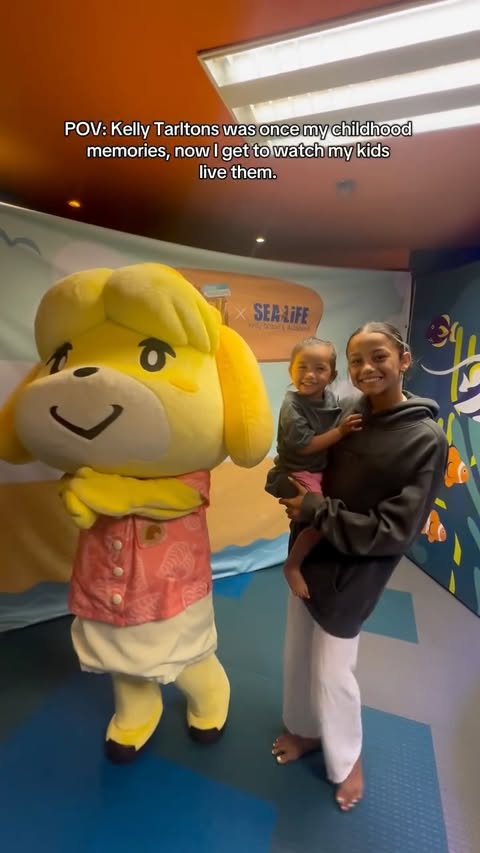 Instagram post by @latashatakimoana for Sea Life Centre. Caption reads: This is your sign to take the kids to Sea life....