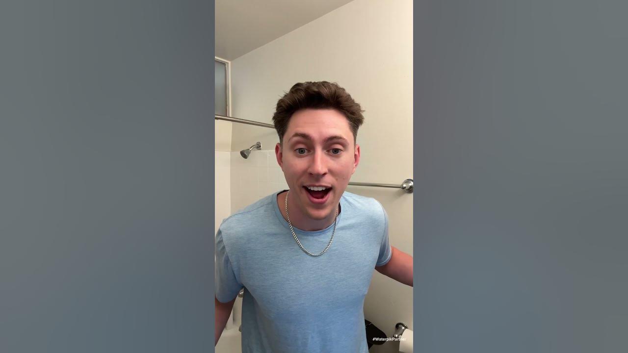 YouTube post by @waterpik for Waterpik. Caption reads: #Ad | Upgrade Your Oral Care Routine With Waterpik....
