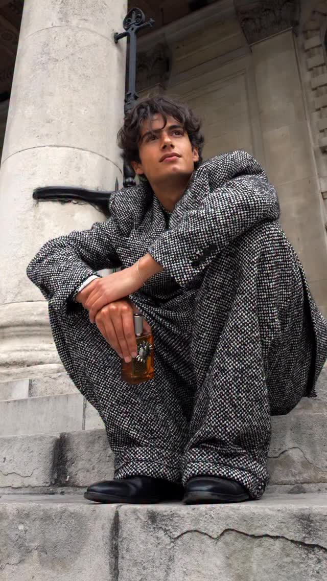 Instagram post by @callummullin for Harrods. Caption reads: ad If you pause to sit around for a while, take....