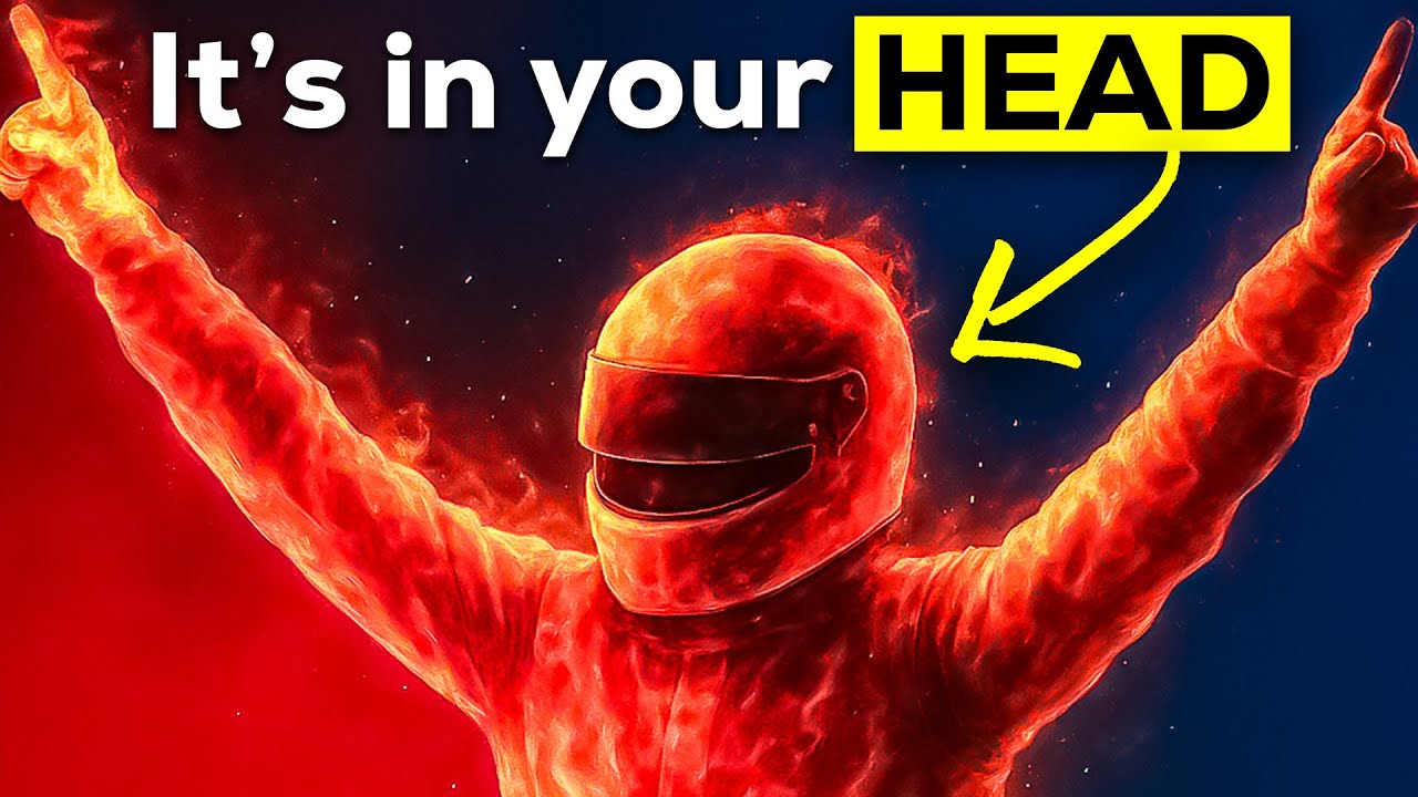 YouTube post by @JACKZERYT for Simagic. Caption reads: Sim Racing Anxiety: It’s Real... (How to FIX it).