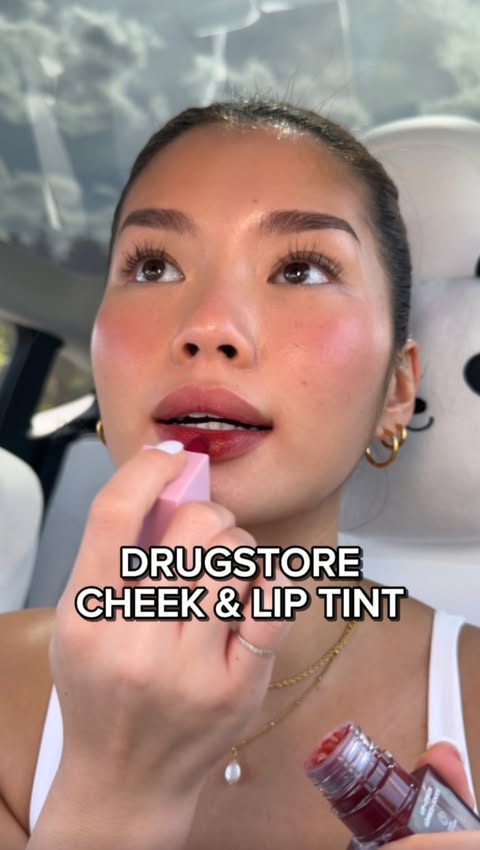 Instagram post by @alxandra for COVERGIRL. Caption reads: cheek & lip tint for the summer!! ☀️ @COVERGIRL....