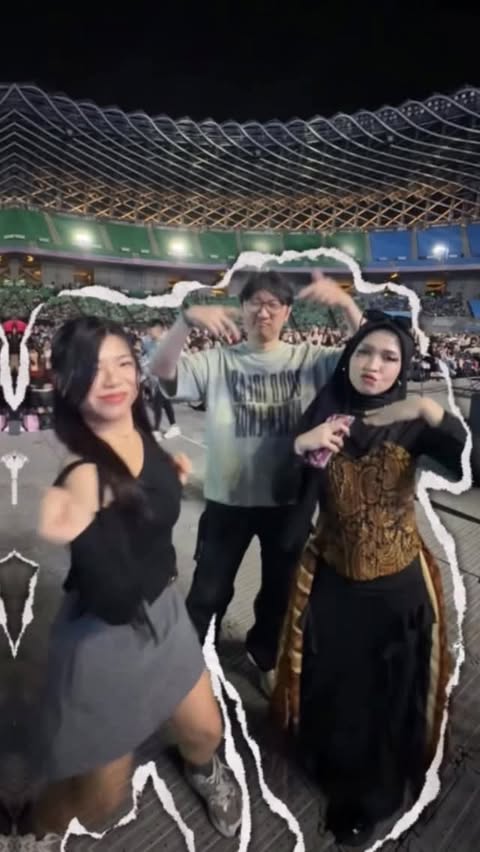 Instagram post by @gebysrikandii for AMD. Caption reads: [...] LOMMM? 🤣👍🏻🫵🏻 AAA2025 done ✅ Team....