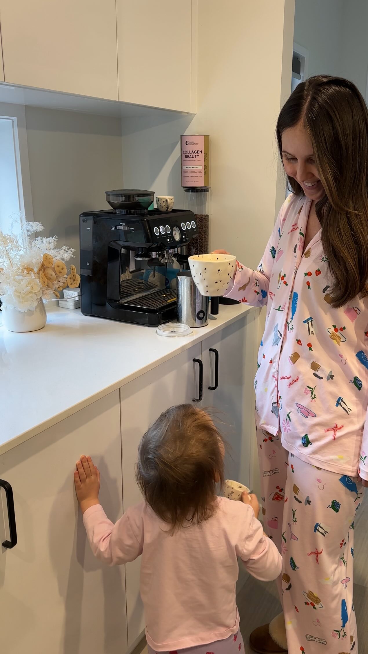 Instagram post by @kaylajbrannan for Nutra Organics. Caption reads: The glow is a family affair and no wonder....