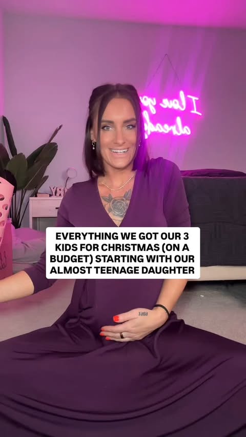 Instagram post by @brittanyjade_____ for Lola Blankets. Caption reads: CHRISTMAS HAUL FOR OUR 3 KIDS!! 💝🎁 (Forgot I....