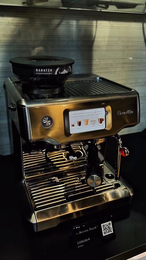 Instagram post by @emilierossignolarts for Breville. Caption reads: [...] beanswith every purchase of a....