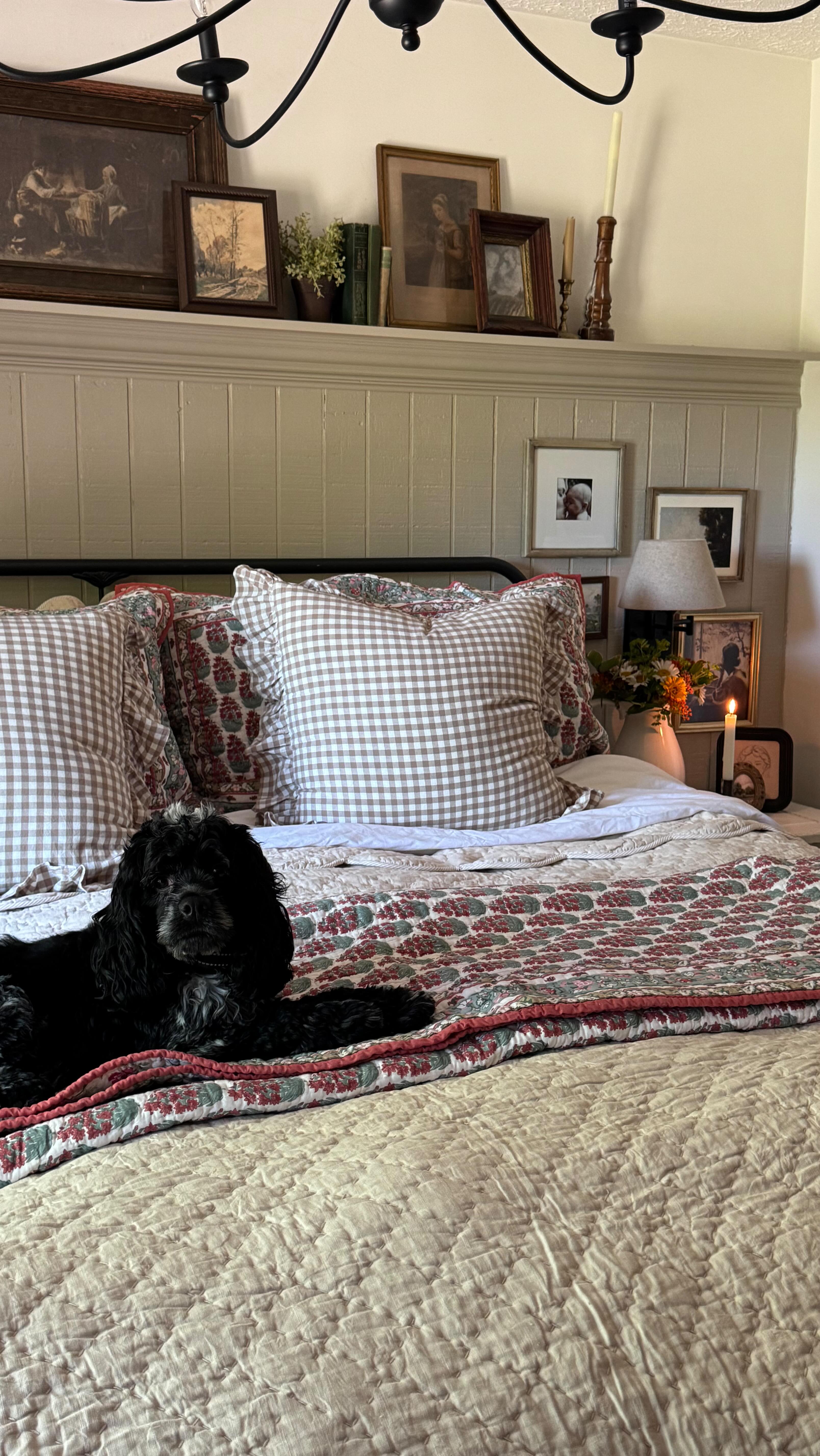 Instagram post by @fitzgeraldlane for The Company Store. Caption reads: Woke up feeling like I’m living in a cloud.☁️ This....