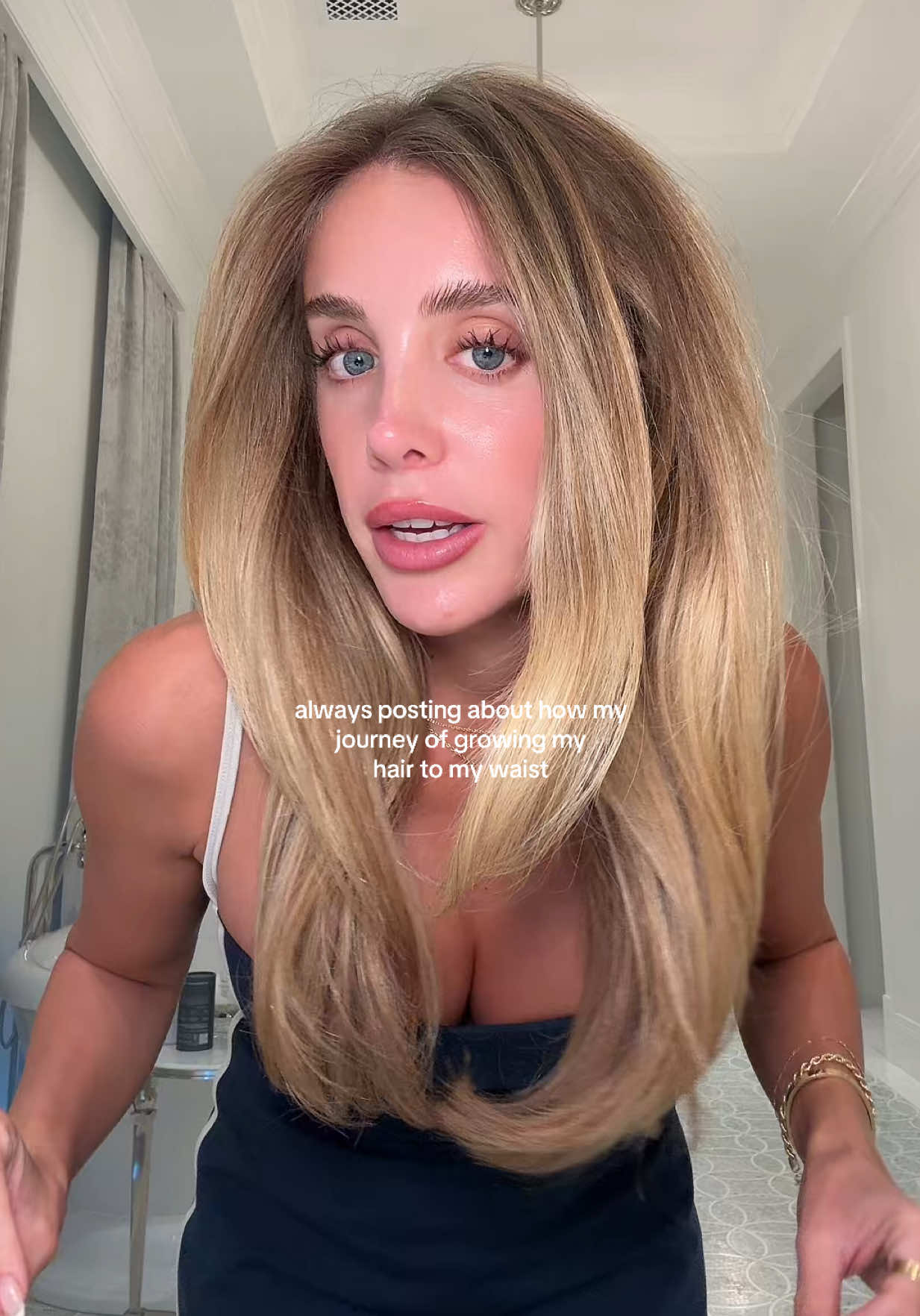 TikTok post by @boysandwellness for Akasha Superfoods. Caption reads: [...] want healthy, thick & long hair?!! @Akasha....