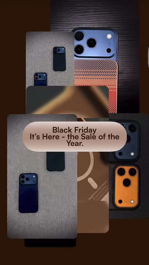 Instagram post by @digital_cider for PITAKA. Caption reads: Black Friday & Cyber Monday are here at....