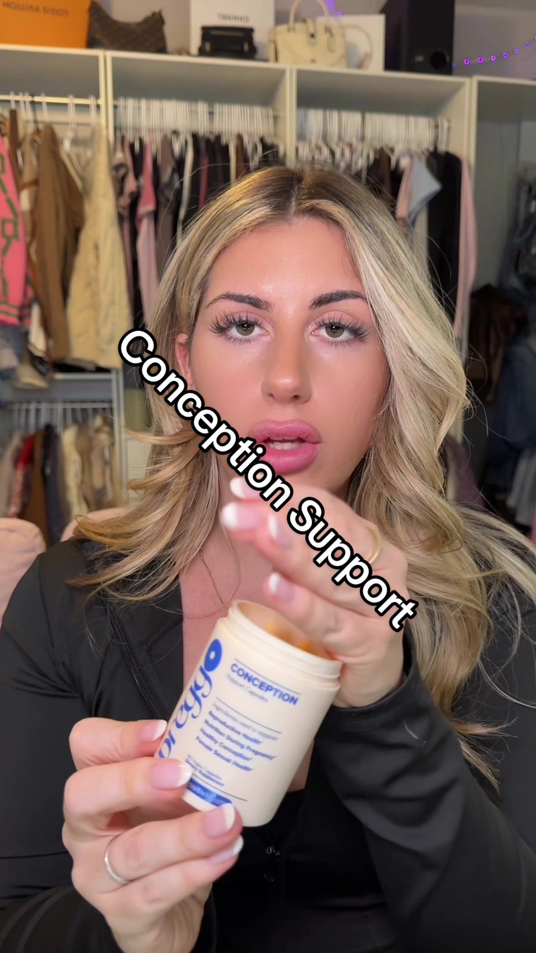 TikTok post by @brookeceleste.0 for O Positiv. Caption reads: [...] how they have all in one capsules!! @O....