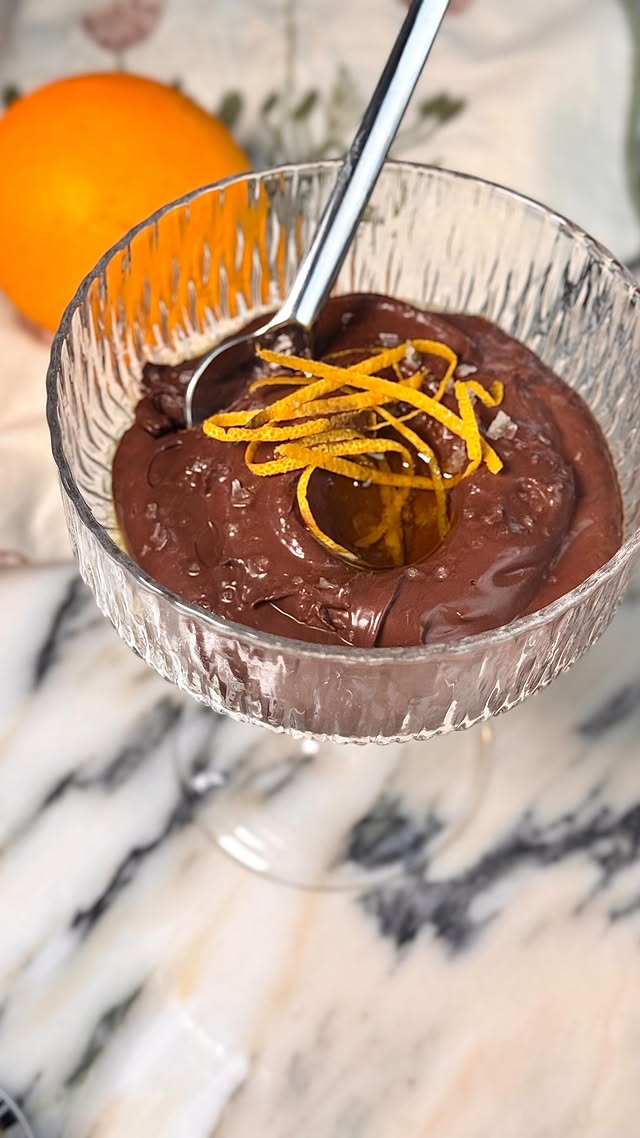 Instagram post by @homamino for Nespresso. Caption reads: 2 ingredients Mocha Chocolate Mousse… trust me,....