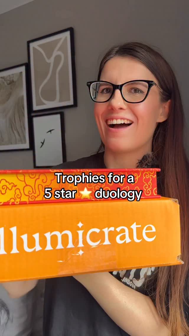 Instagram post by @violet.hollow for Illumicrate. Caption reads: [...] became the sun ☀️ it’s that good 😭....