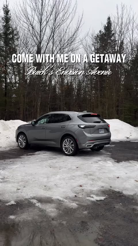 Instagram post by @smrxthi for Buick. Caption reads: Needed a getaway with @buickcanada’s Envision....