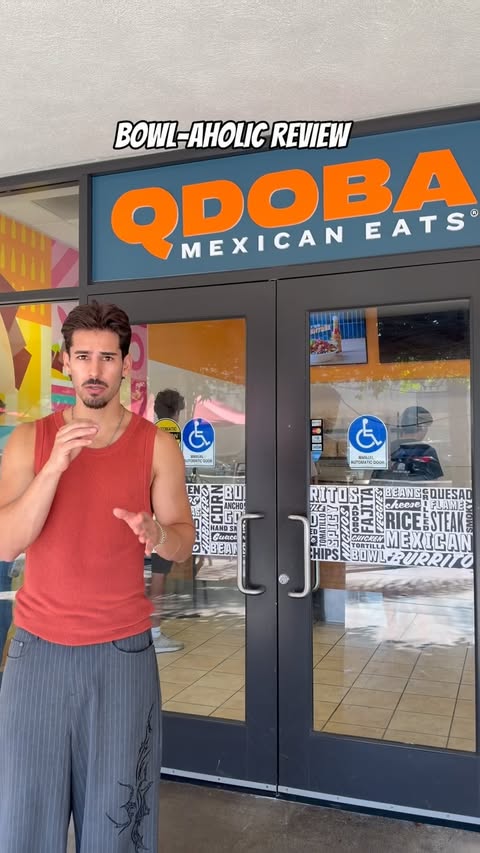 Instagram post by @othrsyde for QDOBA. Caption reads: #QDOBAPartner THEE Certified BOWL-aholic finally....