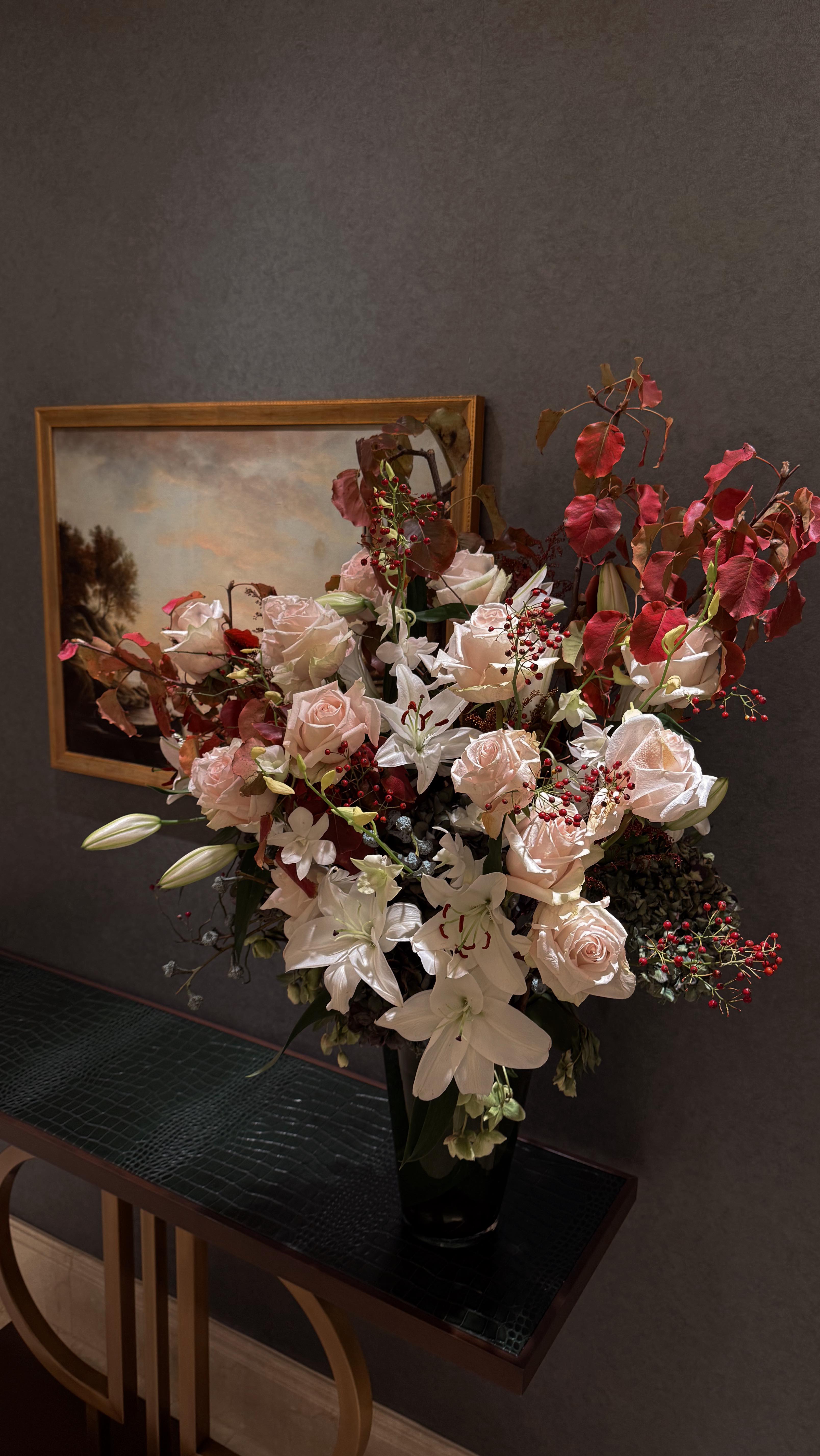 Instagram post by @hunterdestin for Sally Hansen. Caption reads: cozy autumn date night 🍁🤎🍂 quick @walgreens run....