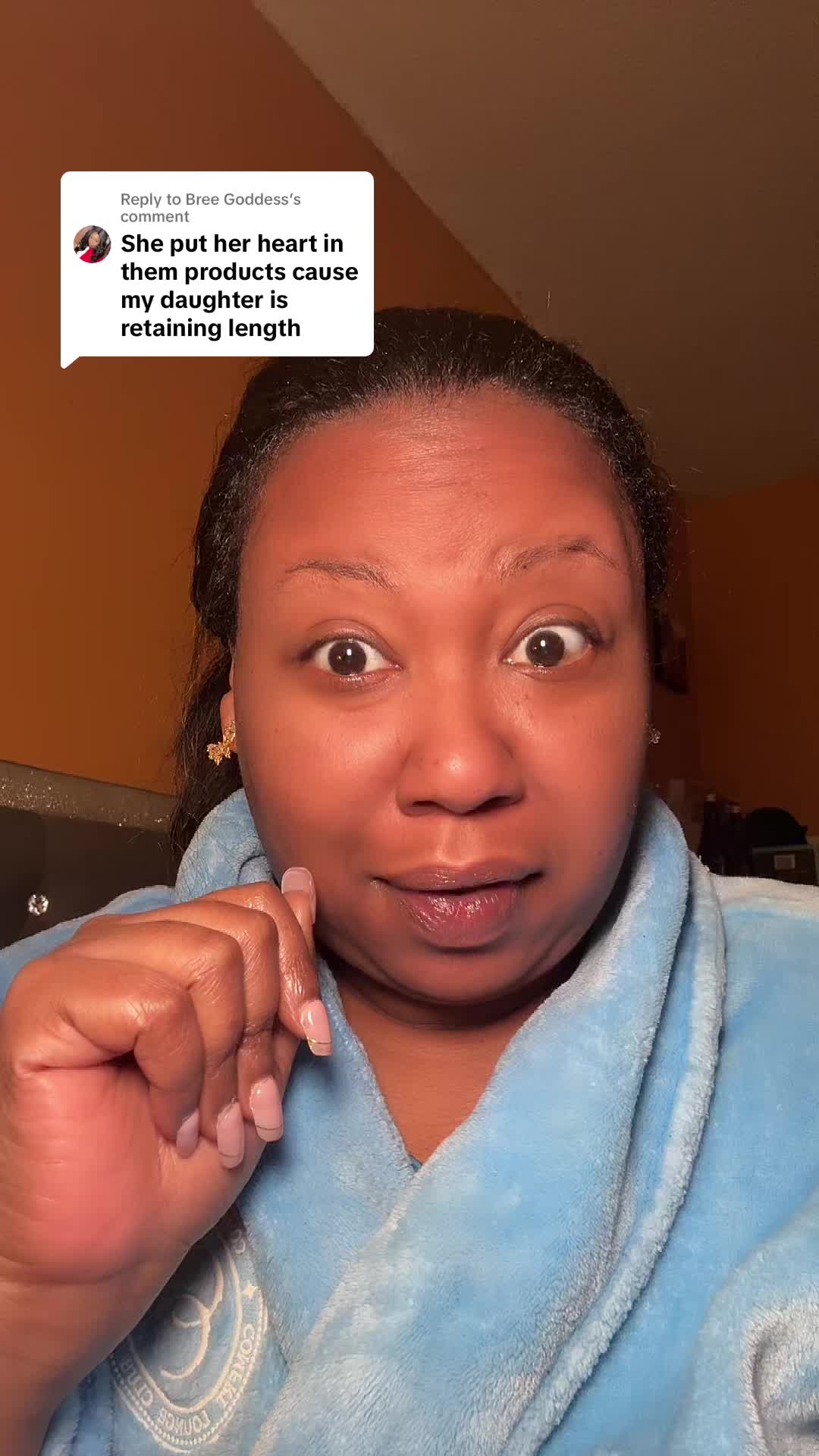 TikTok post by @starrvibes_222 for Bask and Lather Co. Caption reads: [...] to @Bree Goddess @Bask and Lather Co....