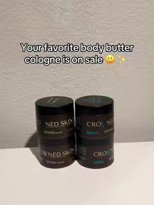 TikTok post by @theconstantfamily for Crowned Skin. Caption reads: Can’t talk enough about @Crowned Skin #tiktokshop....