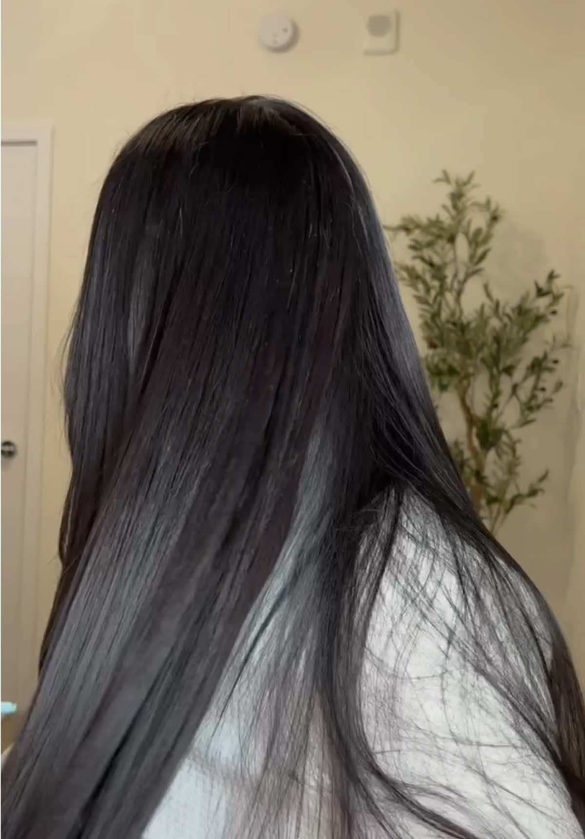 TikTok post by @violetlisette for Vichy Laboratoires. Caption reads: The secret to sleek, healthy summer hair? A clean....
