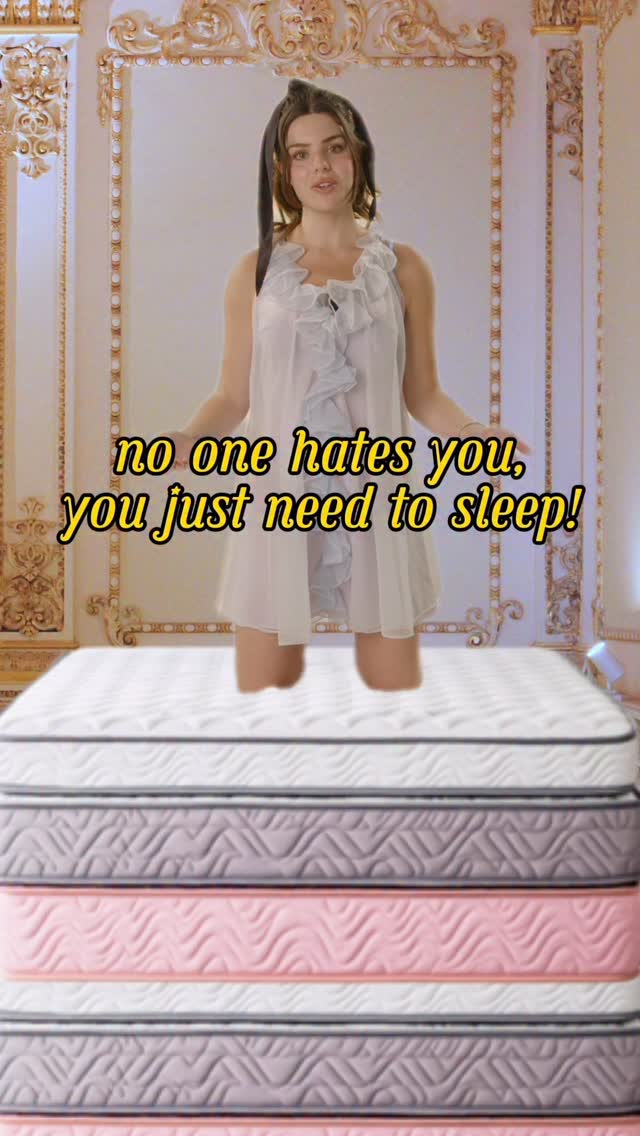 Instagram post by @tylerbenderr for Mattress Firm. Caption reads: Send this to someone who needs their beauty....