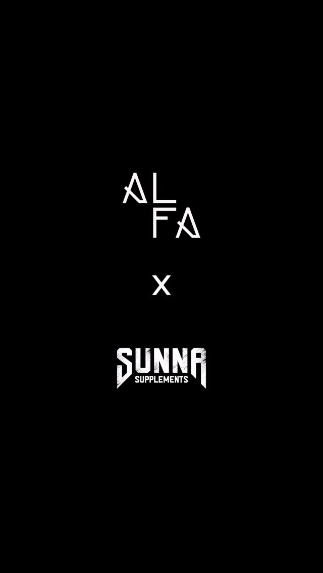 Instagram post by @alfaactive.co for Sunna Supplements. Caption reads: 🍂 As the evenings get darker, we wanted to give....