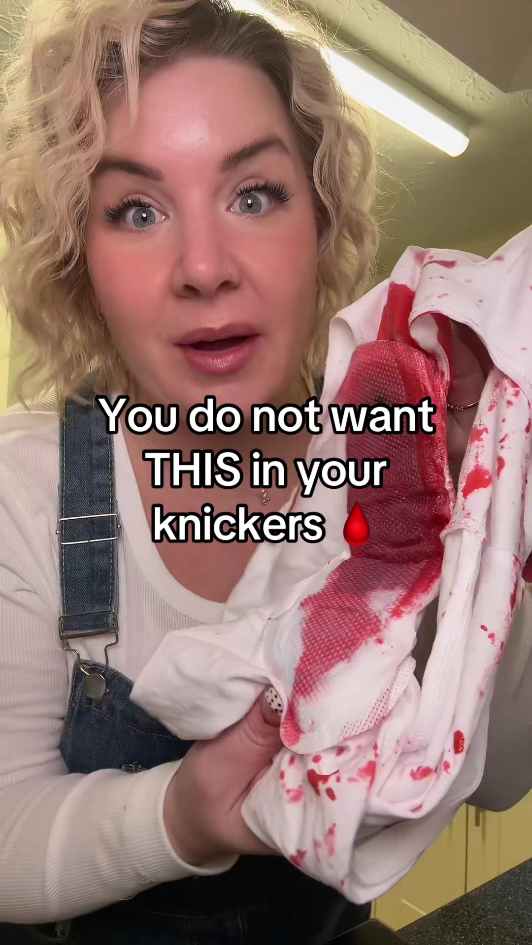 TikTok post by @sj.unfiltered for Here We Flo. Caption reads: [...] of what goes inside your knickers @Here We....