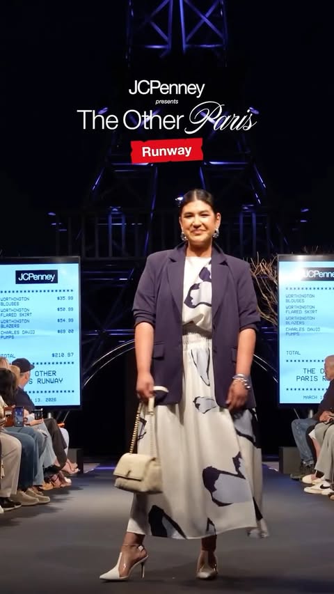 Instagram post by @kristlelauren for JCPenney. Caption reads: [...] this look, link in bio! #YesJCPenney....