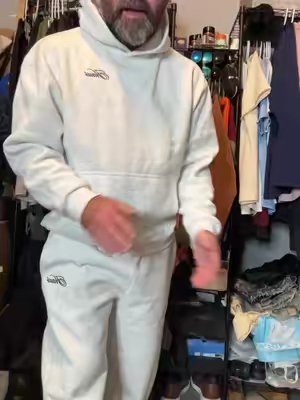 TikTok post by @nickfaubus for Squidhaus. Caption reads: Haus | Core Ultra-Soft Sweats#jogging#joggers....