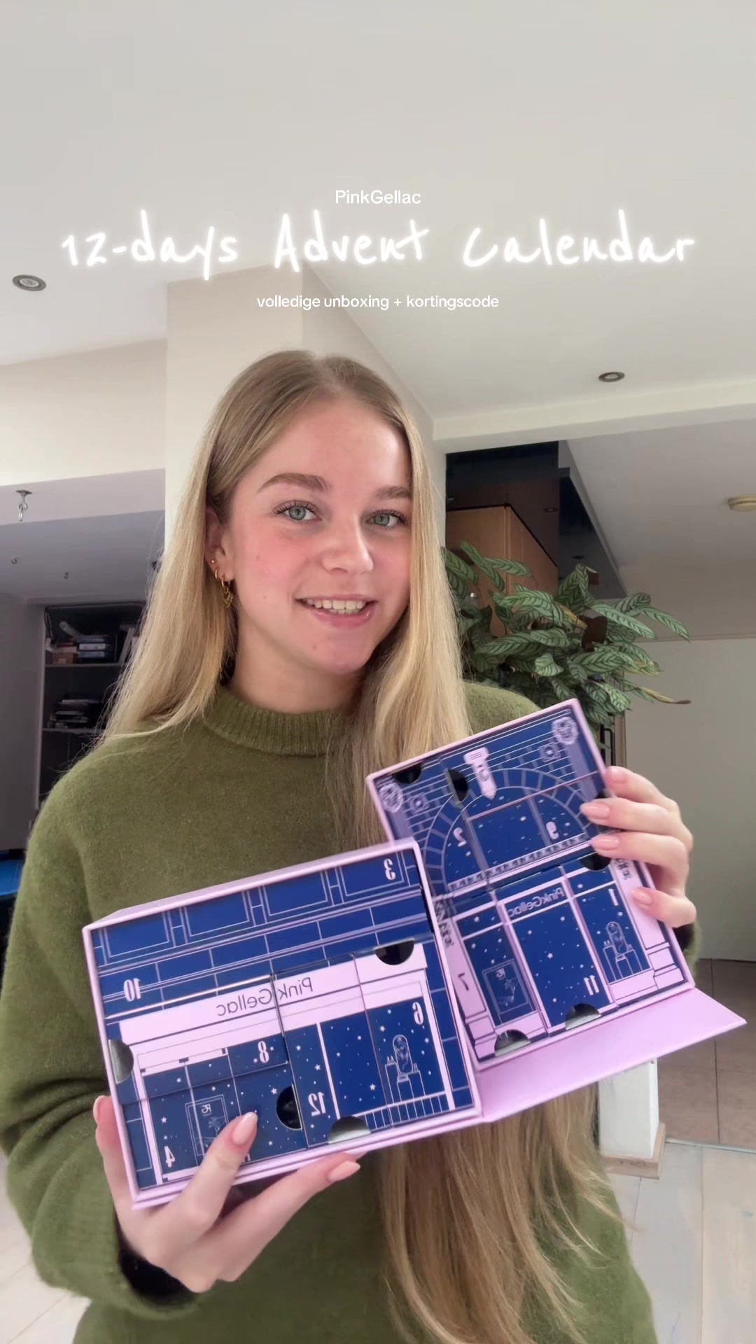 TikTok post by @r3bm4 for Pink Gellac. Caption reads: [...] ✨💅🏼 code AMBER10 voor korting op alles van....