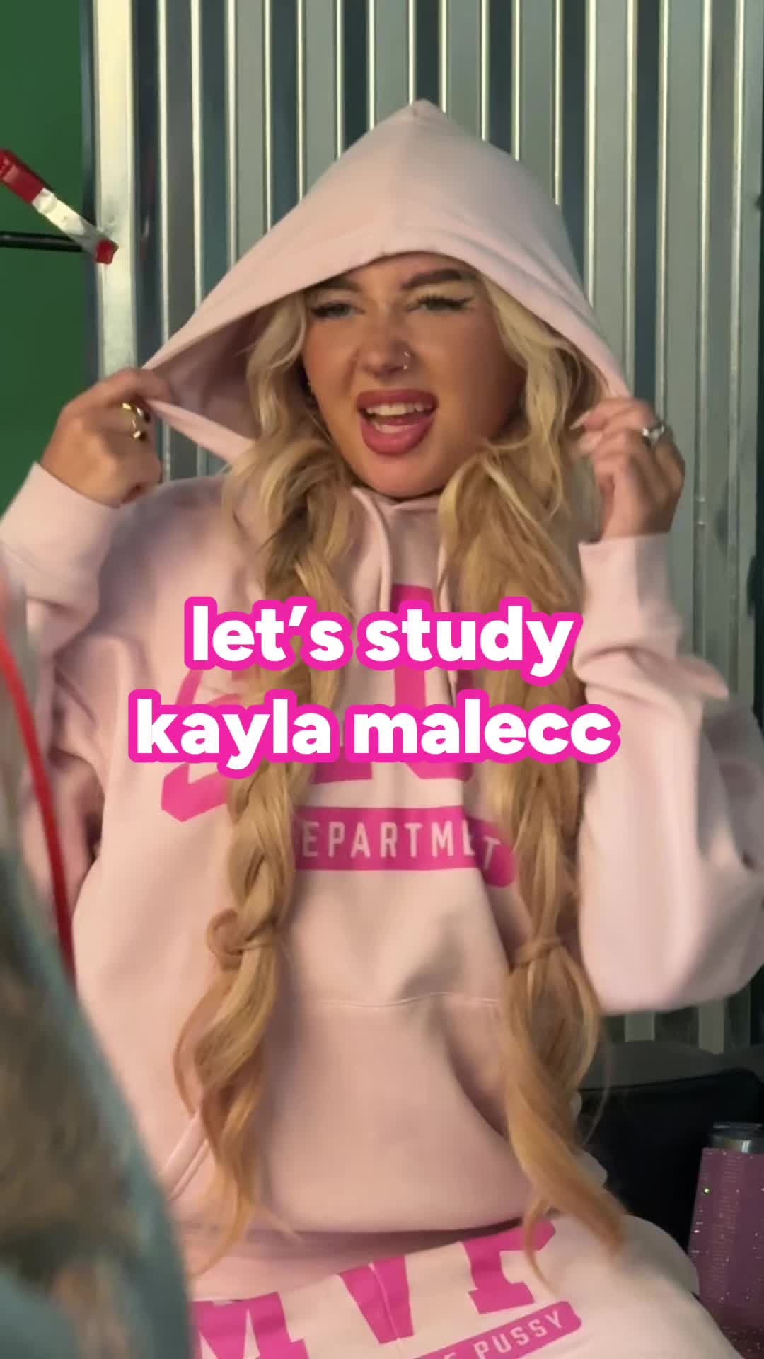 Instagram post by @kaylamalec for Spencer's. Caption reads: let's study with @kaylamalec and pick her brain....