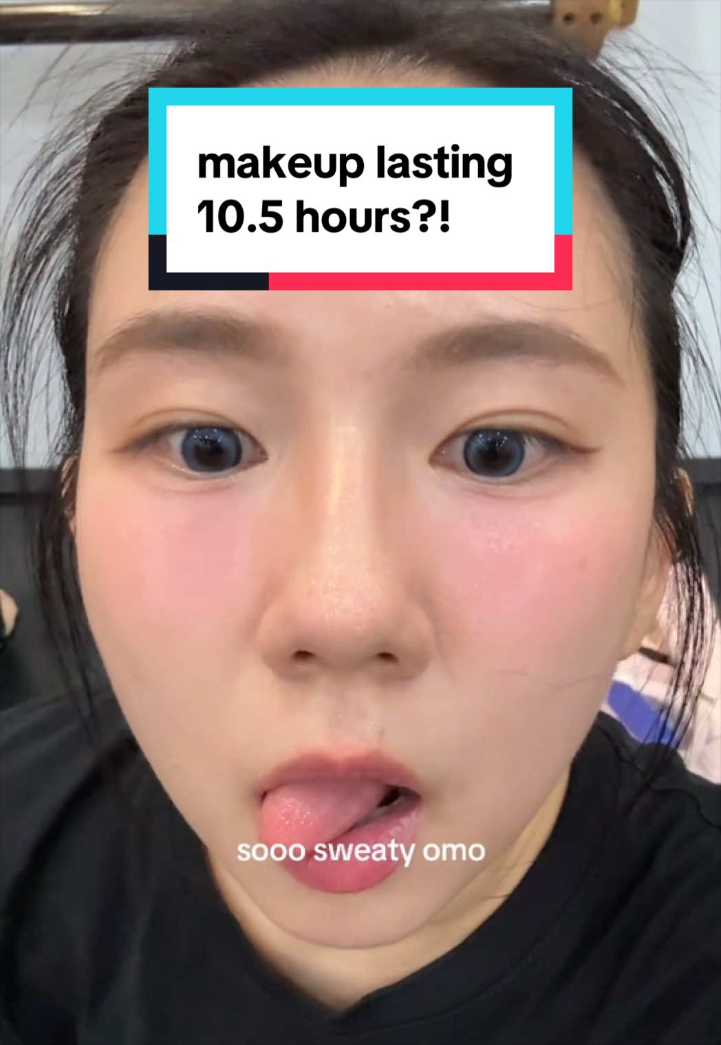 TikTok post by @zxnnie for HEMEKO. Caption reads: [...] #glow #makeup #dayinmylife #basemakeup....