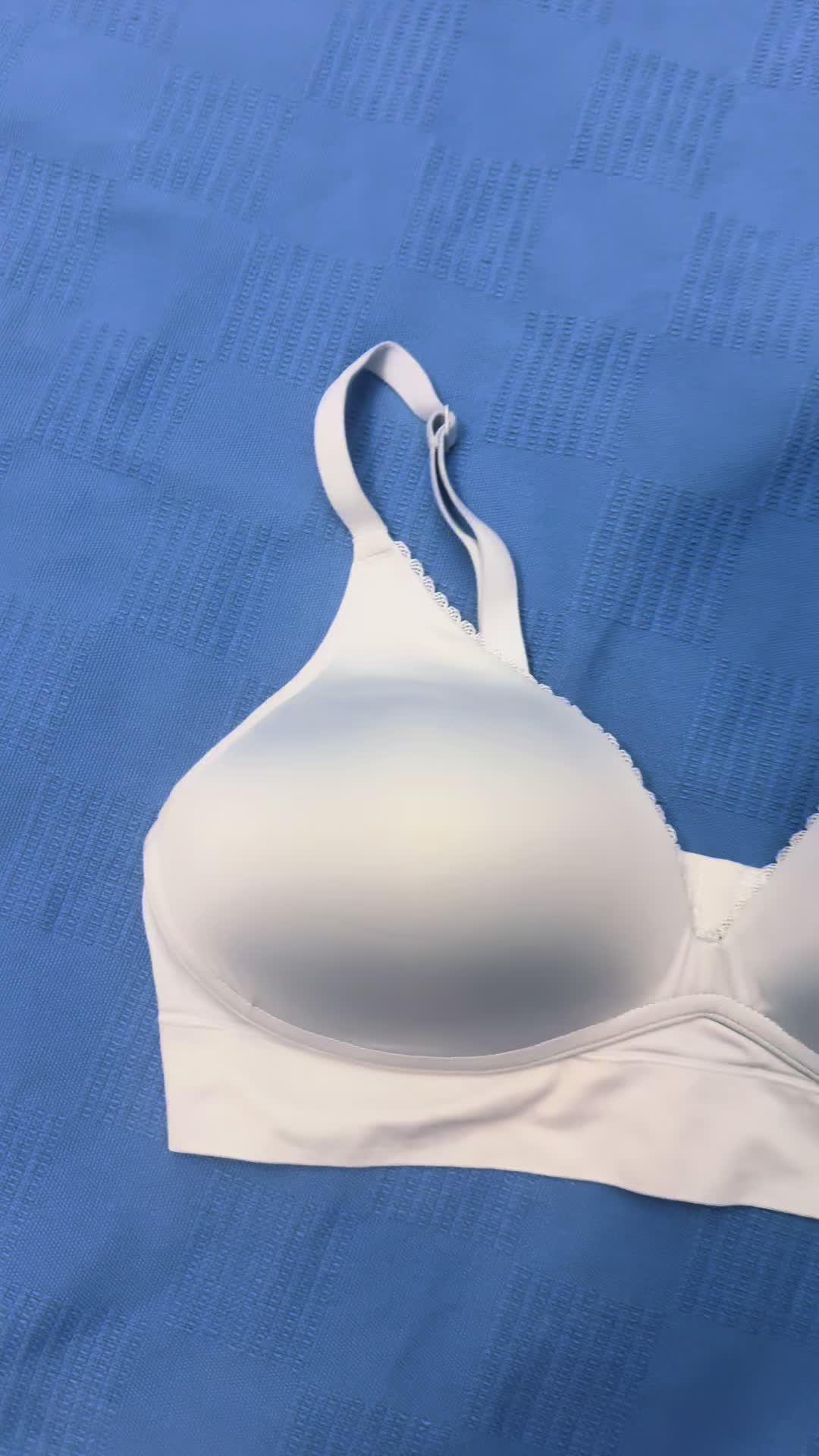 TikTok post by @group7memberpage for Maidenform. Caption reads: [...] on my bed because I wear it daily 🤍....