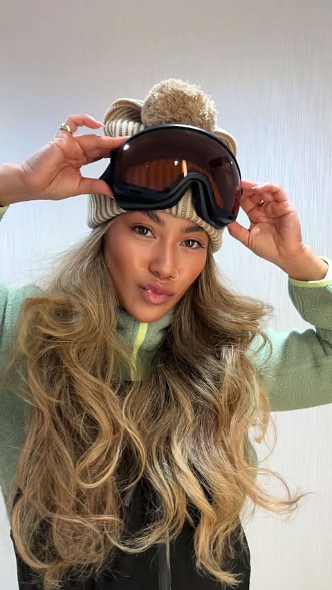 Instagram post by @christinagcheng for Sport Chek. Caption reads: [...] podium. 🏆 I’m ready, let’s go! 💨 #Ad....
