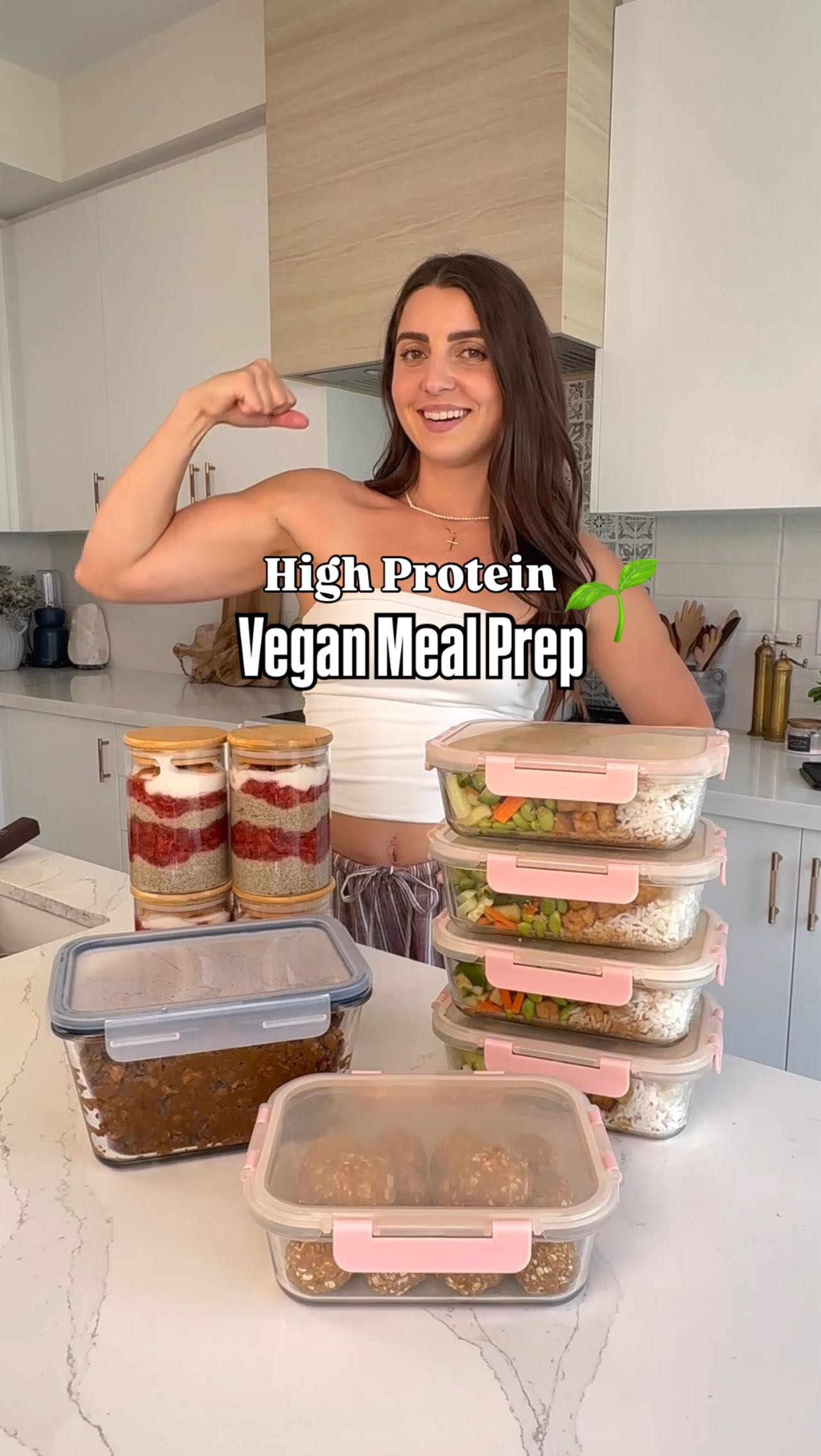 Instagram post by @that.veganbabe for PBfit. Caption reads: My fave from this week’s prep was hands-down the....