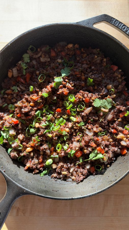 Instagram post by @vegscratchkitchen for LightLife. Caption reads: Plant-Based Lettuce Wraps 🔥 

Looking for a light....