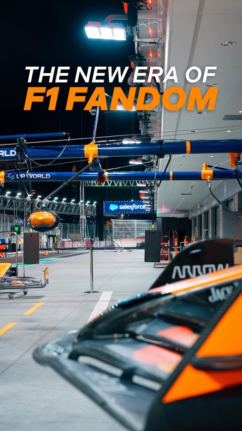 Instagram post by @itsrillo for Salesforce. Caption reads: [...] fan. While I was at @f1lasvegas as a....