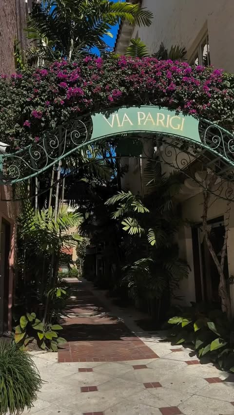 Instagram post by @rickrosepb for The Palm Beaches. Caption reads: As America marks its 250th Anniversary, uncover....