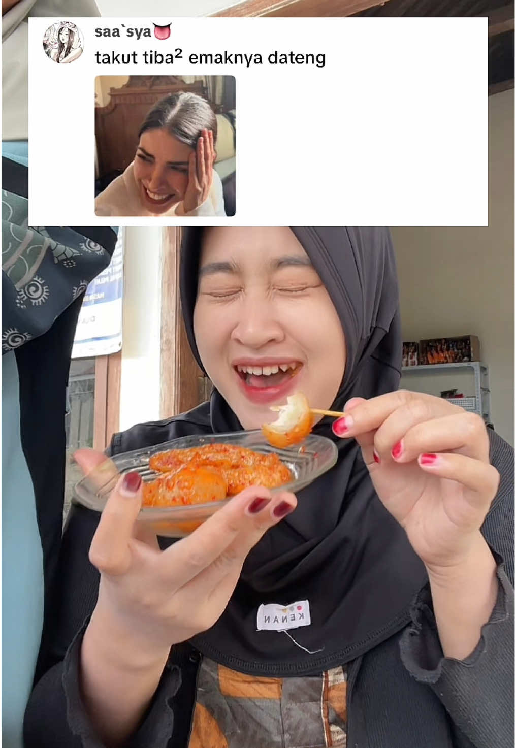 TikTok post by @ufaaaaaaa_0 for Acneno Indonesia. Caption reads: [...] acneno kuu yang jadi jaminan😖😖😖 @Acneno....