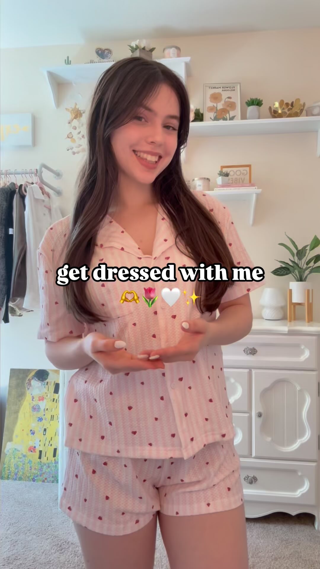 Instagram post by @sequinsandsatinblog for ana luisa. Caption reads: #ad | Get dressed with me!💕

Jewelry details -....