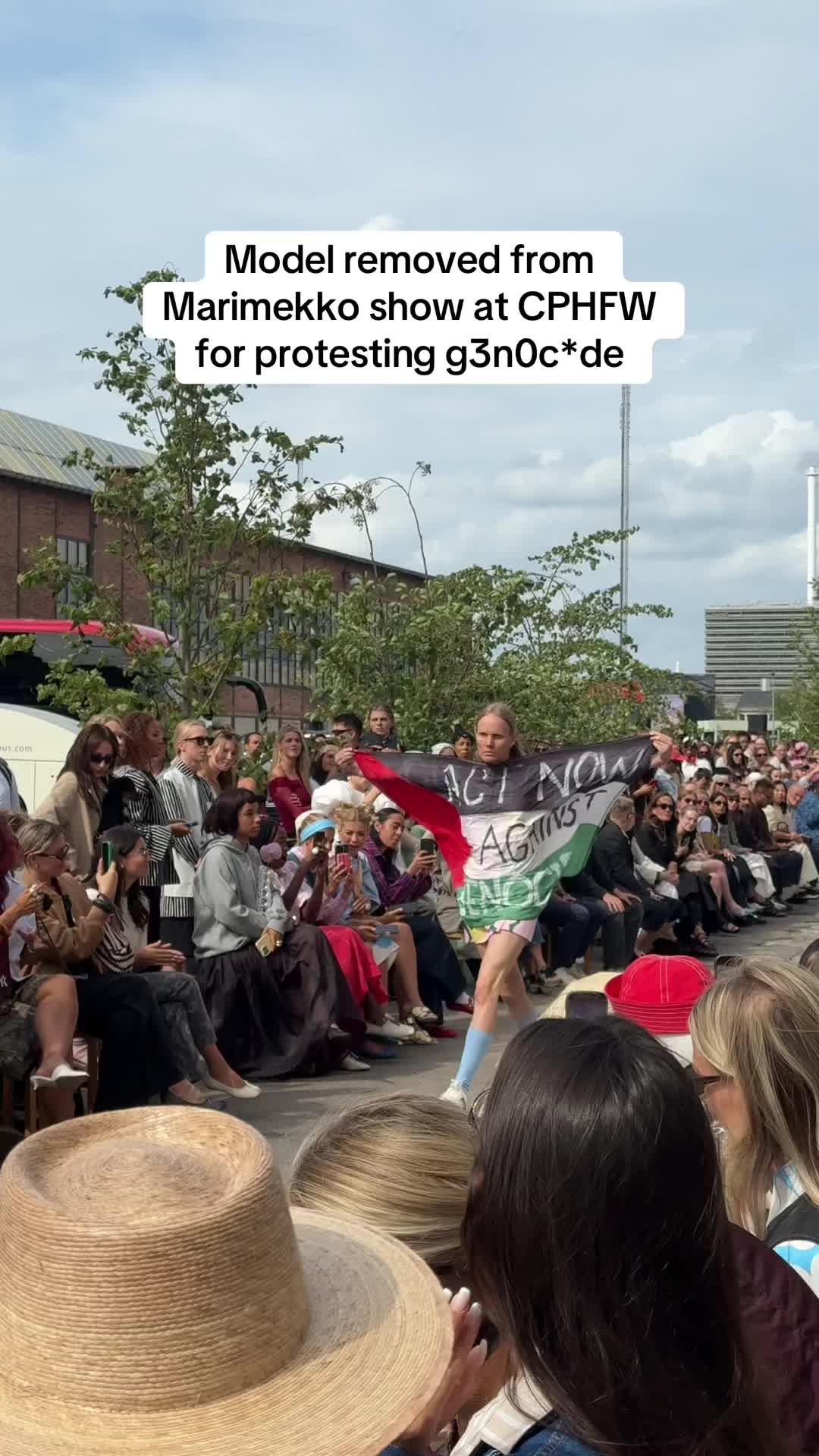 TikTok post by @siranda_manchez for Marimekko. Caption reads: @Marimekko super disappointed to see this brave....