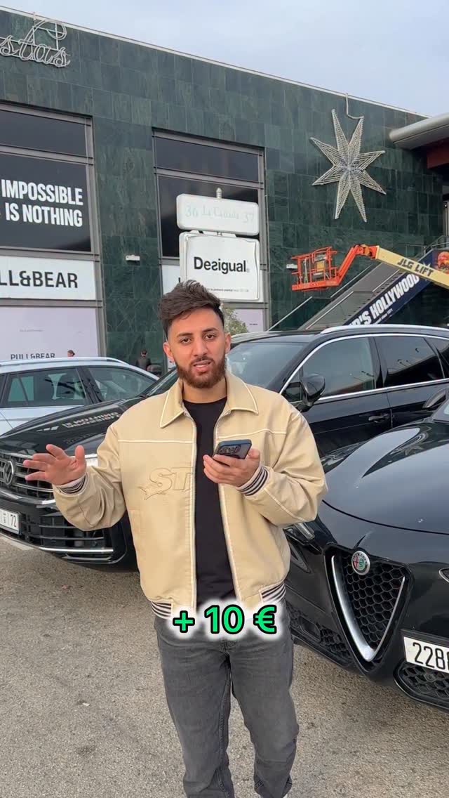 Instagram post by @taha.vlogss for Sendwave. Caption reads: 3andkom 10€ zaida + 0 comisión dakhlo 3mlo code....