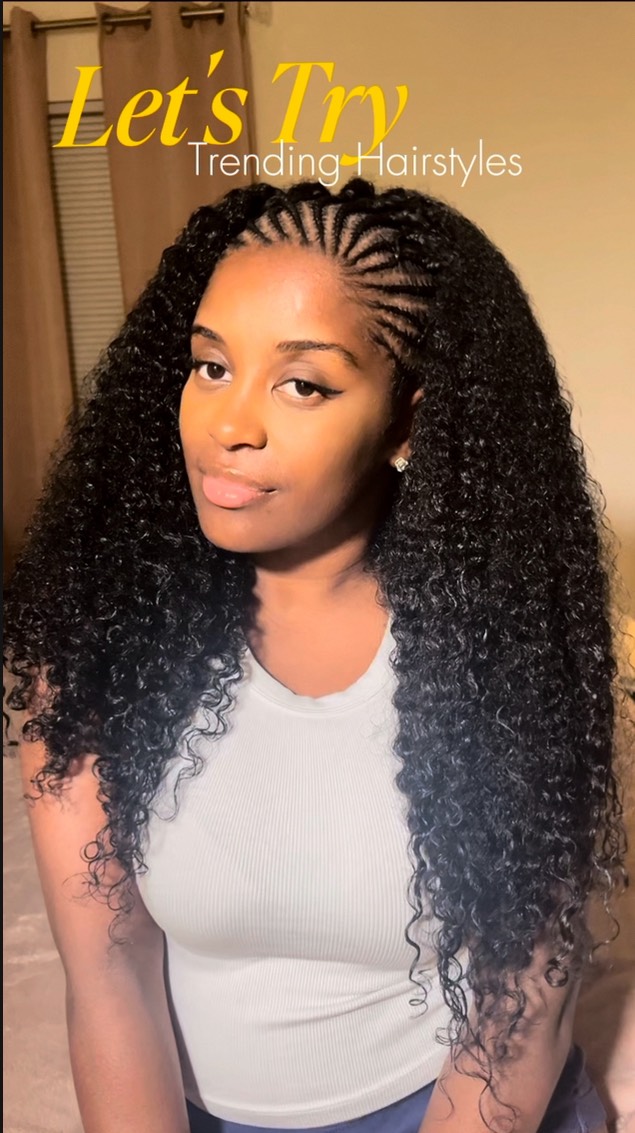 Instagram post by @accordingtoteaira for DESIGNME Hair. Caption reads: [...] and BOUNCE.ME Curl Enhancer Mist by....