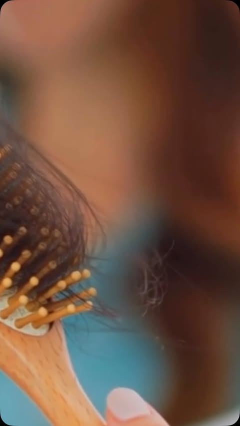 Instagram post by @parulraj623 for Honasa Consumer Ltd.. Caption reads: 🌿 Say hello to stronger, healthier-looking hair💜....